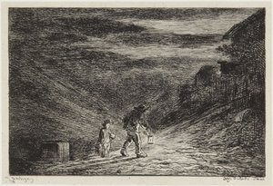 The Search for an Inn by Charles Francois Daubigny