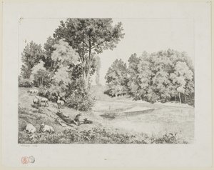 View Taken at Bas-Meudon by Charles Francois Daubigny