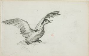 Wild Duet (front); Two Standing Nude Female Figures in Niches (back) by Charles Francois Daubigny