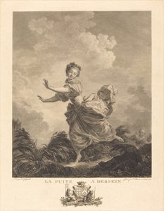 The Planned Escape by Charles François Adrien Macret and Jacques Couché after Jean Honoré Fragonard