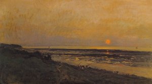 Sunset at Villerville 1874