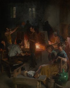Glass Blowers of Murano by Charles Frederic Ulrich