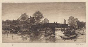 Old Bridge, 1888 by Charles Frederick William Mielatz