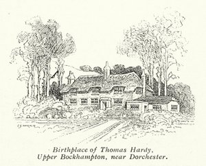 Birthplace of Thomas Hardy, Upper Bockhampton, near Dorchester by Charles George Harper