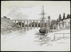 Calstock Viaduct, Cornwall, c. 1907-1943