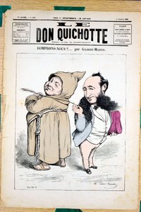 Cover of Le Don Quixote, number 330, Satirical in Colors by Charles Gilbert Martin