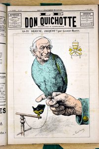 Cover of Le Don Quixote, number 672, Satirical in Colours by Charles Gilbert Martin