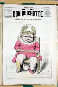Cover of Le Don Quixote, number 67, Satirical in Colours