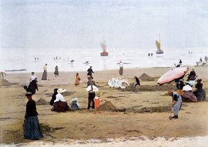 At low tide by Charles Gillot