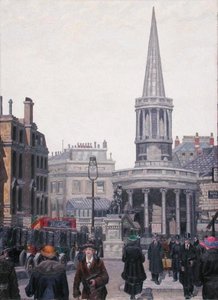 The Church of All Souls, Langham Place, London by Charles Ginner