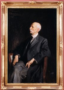 Manuel Patricio Rodriguez Garcia seated in armchair
