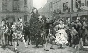Jack-in-the-Green - a May-day scene sixty years ago (c. 1830) by Charles Green