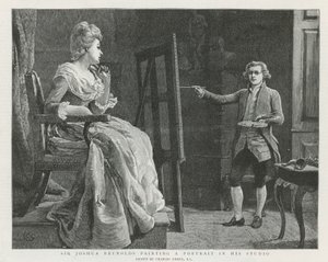 Sir Joshua Reynolds in London by Charles Green