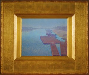 River at Night by Charles Guilloux