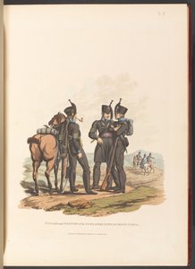 Hussars and Infantry of the Duke of Brunswick Oels