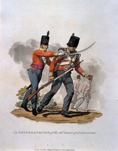 An Officer and Private of the 53rd Regiment of Light Infantry, from 