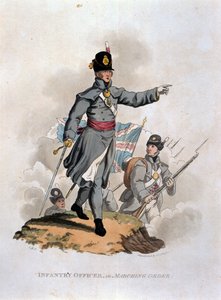 Infantry Officer in Marching Order by Charles Hamilton Smith