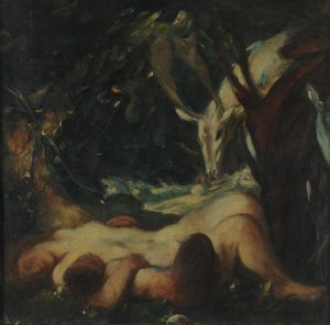 Study for The Sleeping Wood Nymph