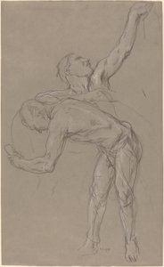 Two Male Figures: Study for 