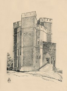 Exterior of Orford Castle, Suffolk (Battlements restored)