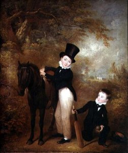 Portrait of William and Charles Chadwick at Burley Lodge