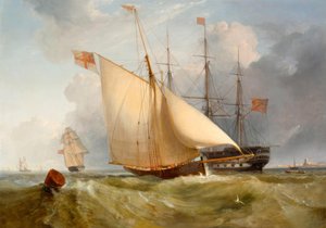 The Admiral’s Barge Returning to Shore