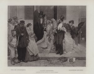 Early Morning, showing the contrast between: Toil and Contentment; and Dissipation and Ruin by Charles Hermans
