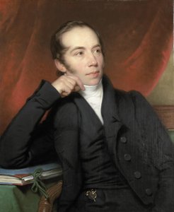 Portrait of Pieter Ernst Hendrik Praetorius, Broker, Draftsman and Painter. Chairman of the Board of the Rijksmuseum 1852-74
