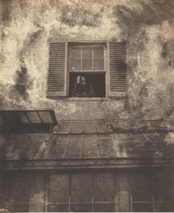 Auguste Vacquerie at a Window, Marine Terrace, c. 1853 by Charles Hugo, Auguste Vacquerie
