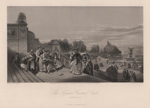 The Terrace, Central Park, New York City, New York, USA by Charles I Rosenberg