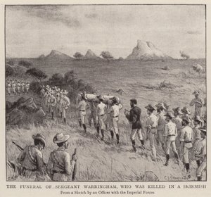 The Funeral of Sergeant Warringham, who was killed in a Skirmish by Charles J. (after) Staniland