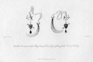 Enamelled jewel presented by Mary Queen of Scots, to George Gordon