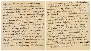 Letter from Charles James Fox to His Aunt Emily, 21st October 1798 by Charles James Fox