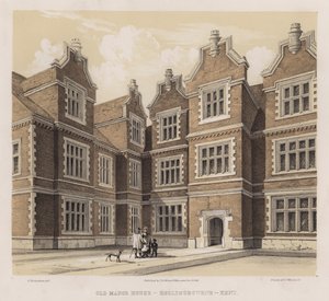 Old Manor House, Hollingbourne, Kent by Charles James Richardson