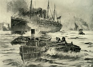 The Outbreak of the War - Transport Leaving England for the Cape