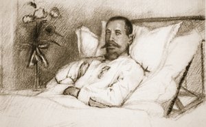 General Gouraud in Hospital in Paris by Charles Jules Duvent