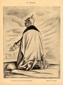 Red Laughter, Satirical in B & W by Charles Laborde