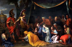 The Queens of Persia at the Feet of Alexander, Also Called The Tent of Darius, c.1660