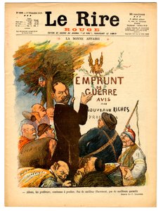 Cover of Le Lire rouge, Satirical in Colors by Charles Leandre