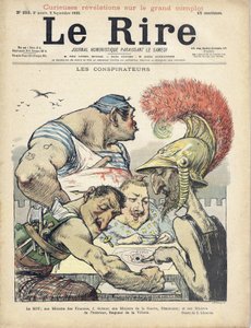 Illustration of Charles Leandre for the Cover of Le Rire
