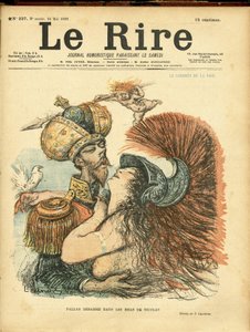 Illustration of Charles Leandre for the Cover of Le Rire