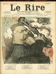 Illustration of Charles Leandre for the Cover of Le Rire