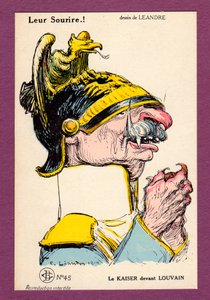 Postcard, Satirical in Colors