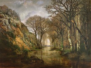 The Erdre, Winter, 1857