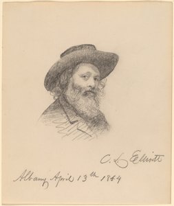 Portrait of the Artist Asa W. Twitchell by Charles Loring Elliott