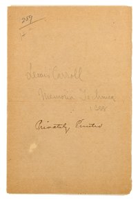 Title Page of Memoria Technica, Oxford
