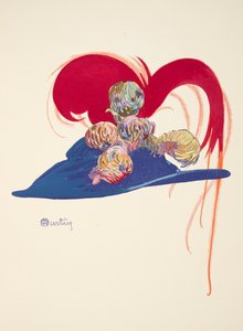 Design for a Hat, from La Mode en mil neuf cent douze. chez Marcelle Demay, pub. 1912