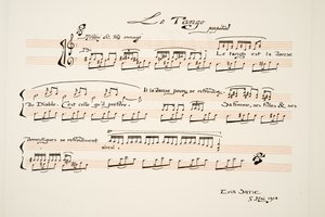 Musical Score for The Tango, from Sports & Entertainments, pub. 1914 by Charles Martin