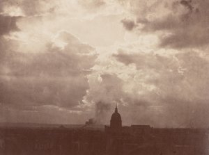 Cloud Study over the Pantheon, Paris by Charles Marville