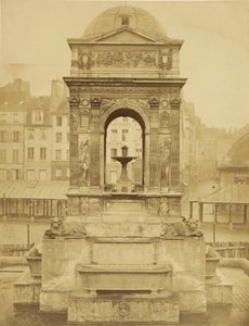 The Façade of the Fountain of the Innocents, Paris by Charles Marville